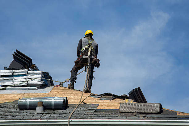 Professional Metal Roofing technician working in North Carver, MA